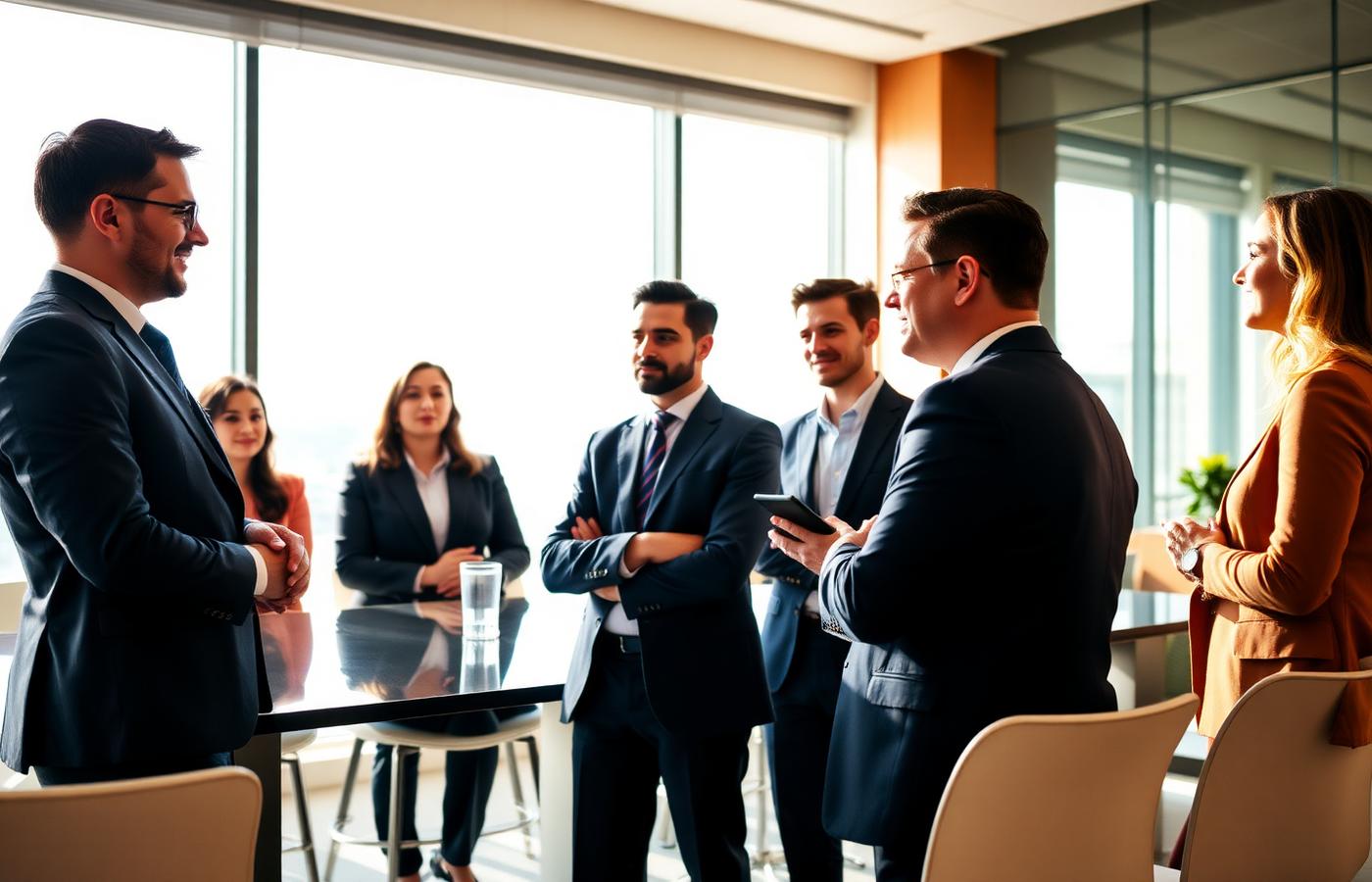 Focus Profit team in conversation